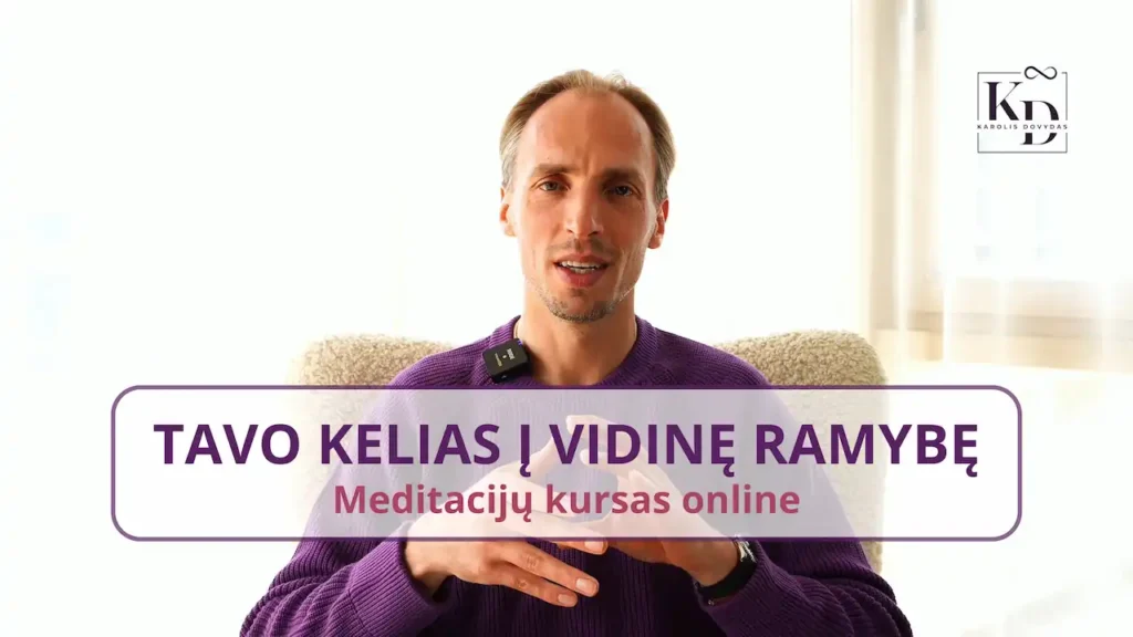 Tavo kelias i vidine ramybe meditacijos kursas online prie tylos stovykla paketo